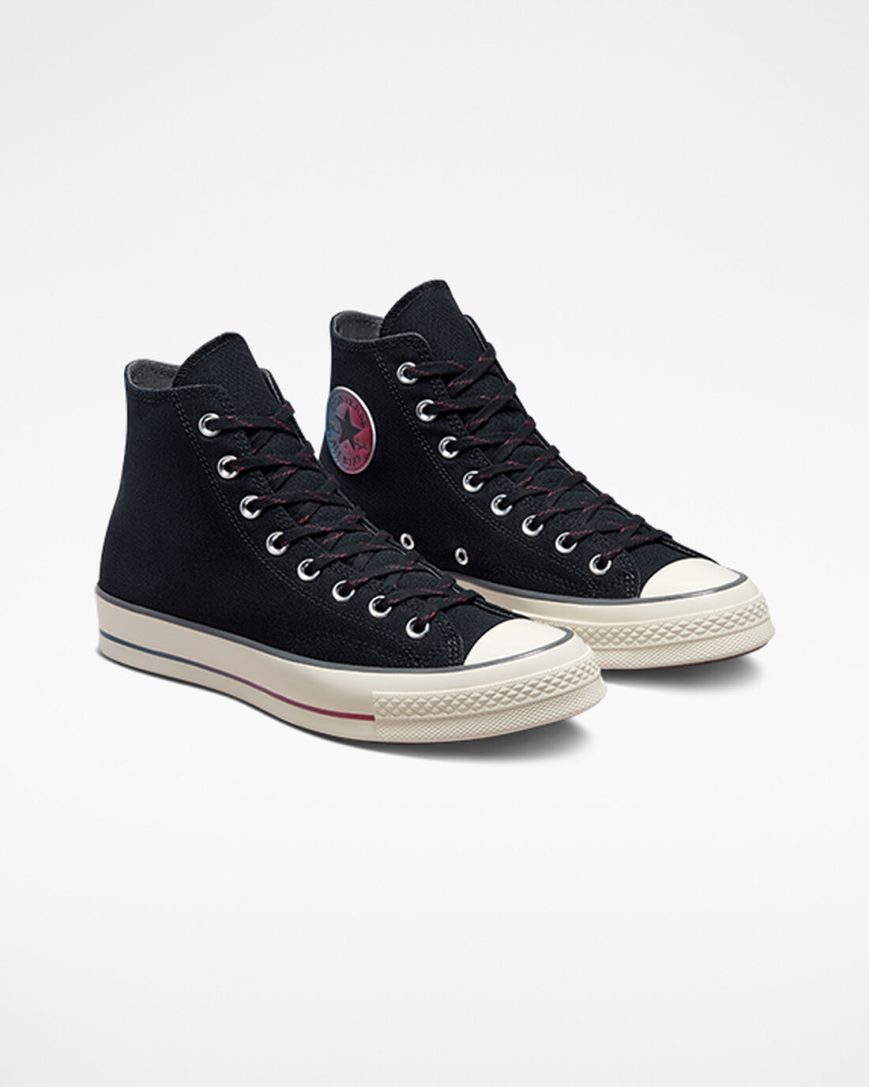 Dámské Boty Vysoké Converse Chuck 70 Color Fade Černé Šedé | CZ RXGV52